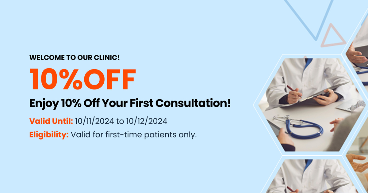 Promotional Offer: Enjoy 10% Off Your First Consultation!